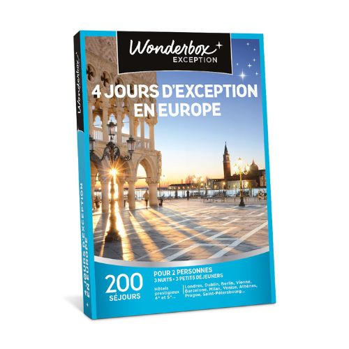 Wonderbox - 4 jours d'exception en Europe
